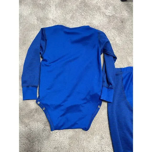 Patagonia Capilene Base Layer One Piece and Pants Size 3T Blue - Picture 2 of 7
